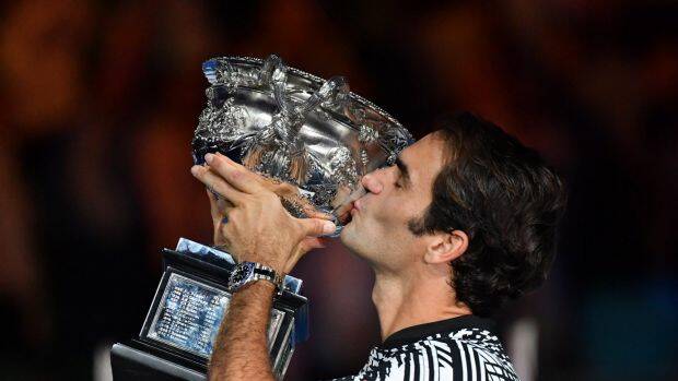 Australian Open winner Roger Federer will return to the Hopman Cup in 2018 Photo: Joe Armao

