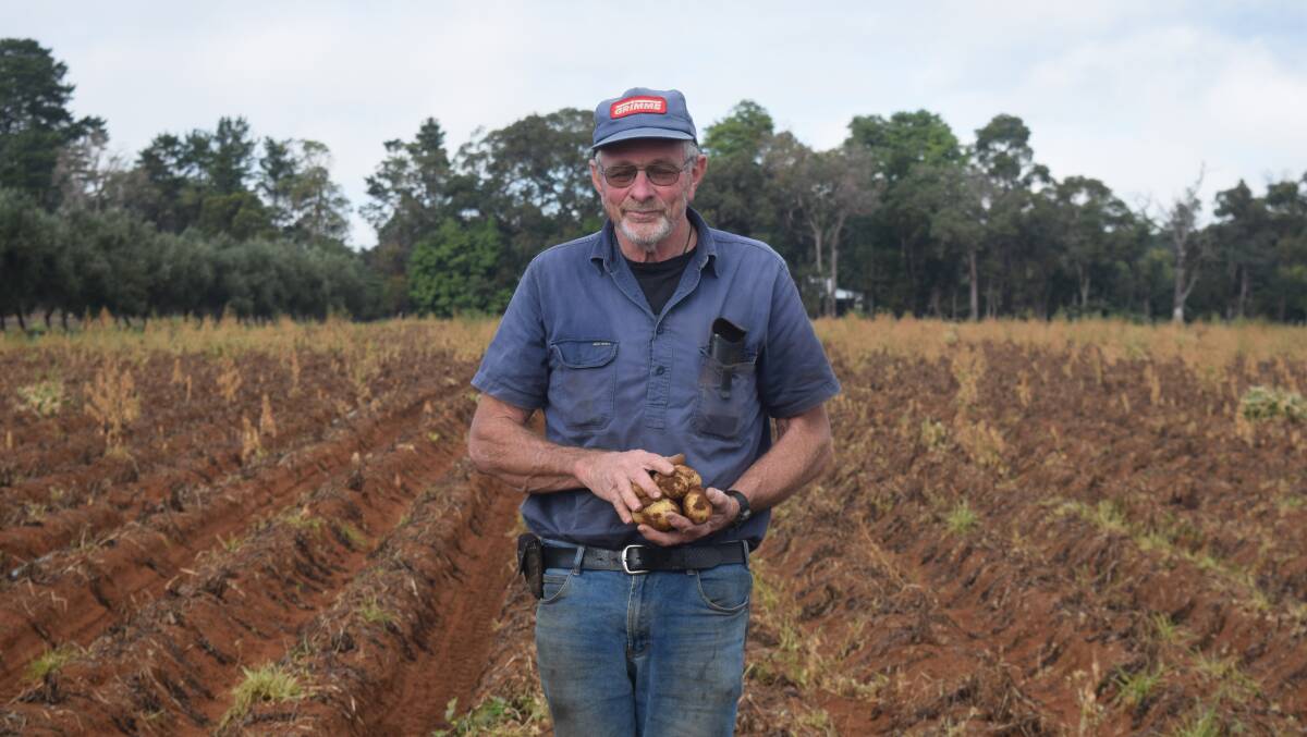 Busselton potato grower Keith Taylor is pursuing a freedom of information request over the state government's potato "saga."