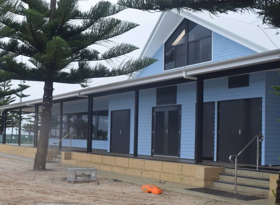 Construction of the Barnard Park Pavilion is almost complete, it is expected that sporting clubs will take over the lease from September 30.