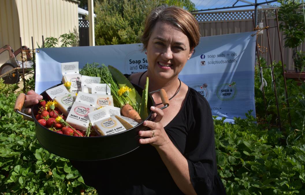 Abbey resident Nicole Botica has realised a lifelong dream and  recently launched her own line of body products Soap Suds and Oils of Margaret River.