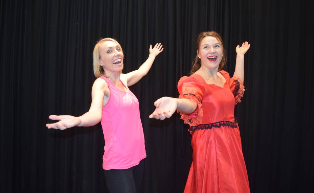 Acting Up musical director  Emma Louise Nesbit and actress Emily Robinson who will play Nancy in the production Oliver.