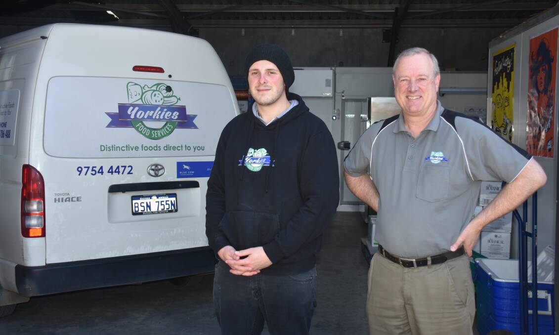 Yorkies Food Services employee Kallan and owner Chris York saying the program had delivered what he hoped for and gave him confidence to move into the busier months.
