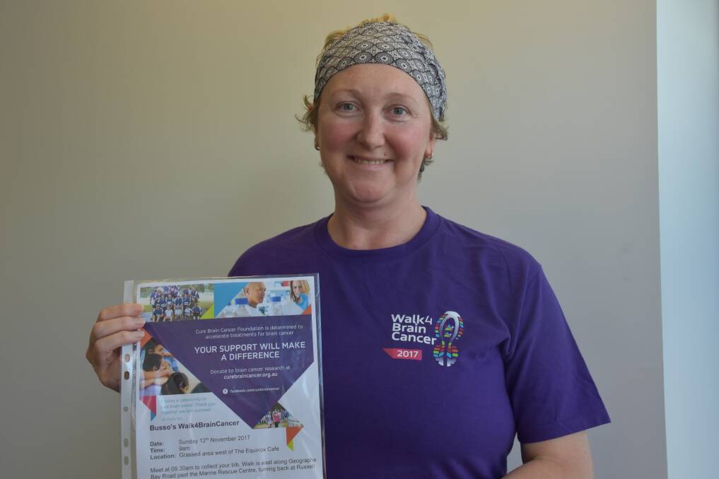 Busselton resident Nina Concannon was diagnosed with an incurable brain tumor four years ago and has organised the region's first Walk 4 Brain Cancer on Sunday, November 12.