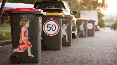 Wheelie bins rolled out to fight pedestrian deaths