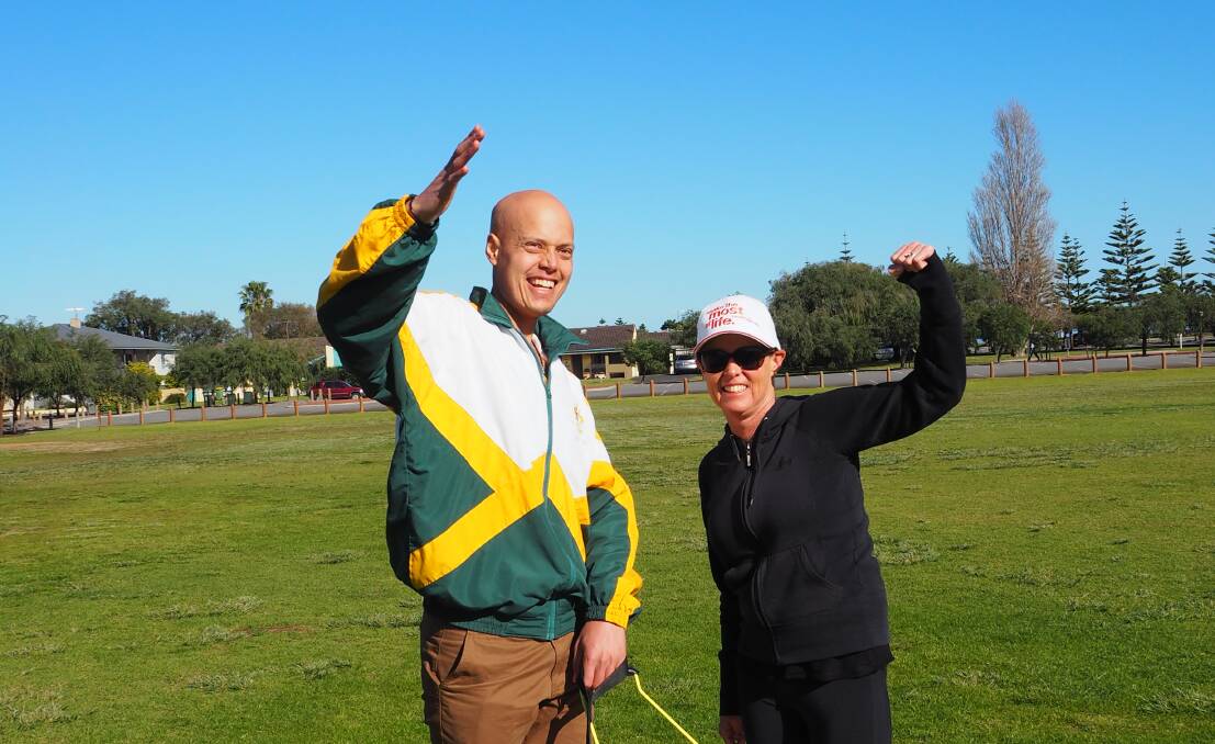 Josh Yates and Sue Thompson are gearing up for the Australian Transplant Games, which are held at the end of September in Western Sydney. Photo by Lily Yeang.