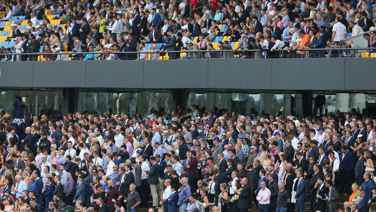 Thousands attended the Golden Slipper Race Day. Photo: Getty Images