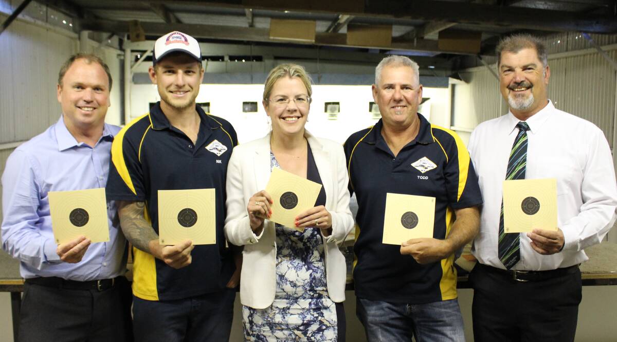 Target on point: The Busselton Pistol Club have secured nearly $104,000 in state government funding for a new indoor shooting range. Photo: Ivy James 
