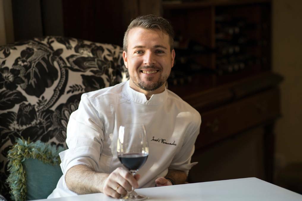 Santiago Fernandez takes the reins as Voyager Estate's Head Chef this month. Photo: David Dare Parker