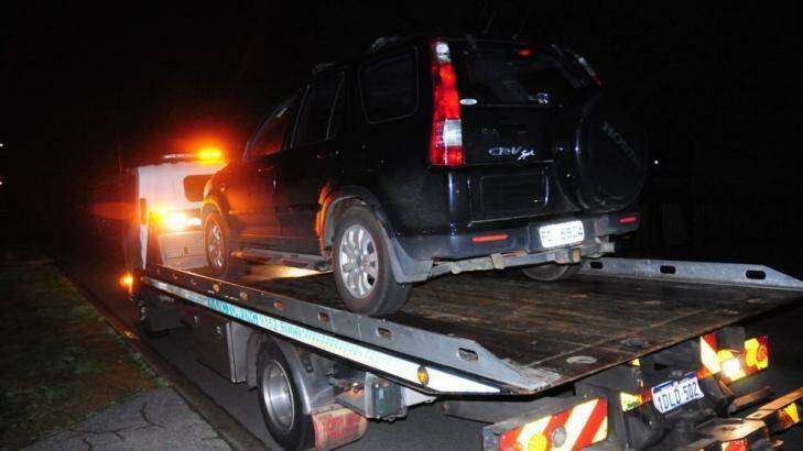 Police impounded two vehicles as part of their crackdown on two car clubs.

 Photo: WA Police 