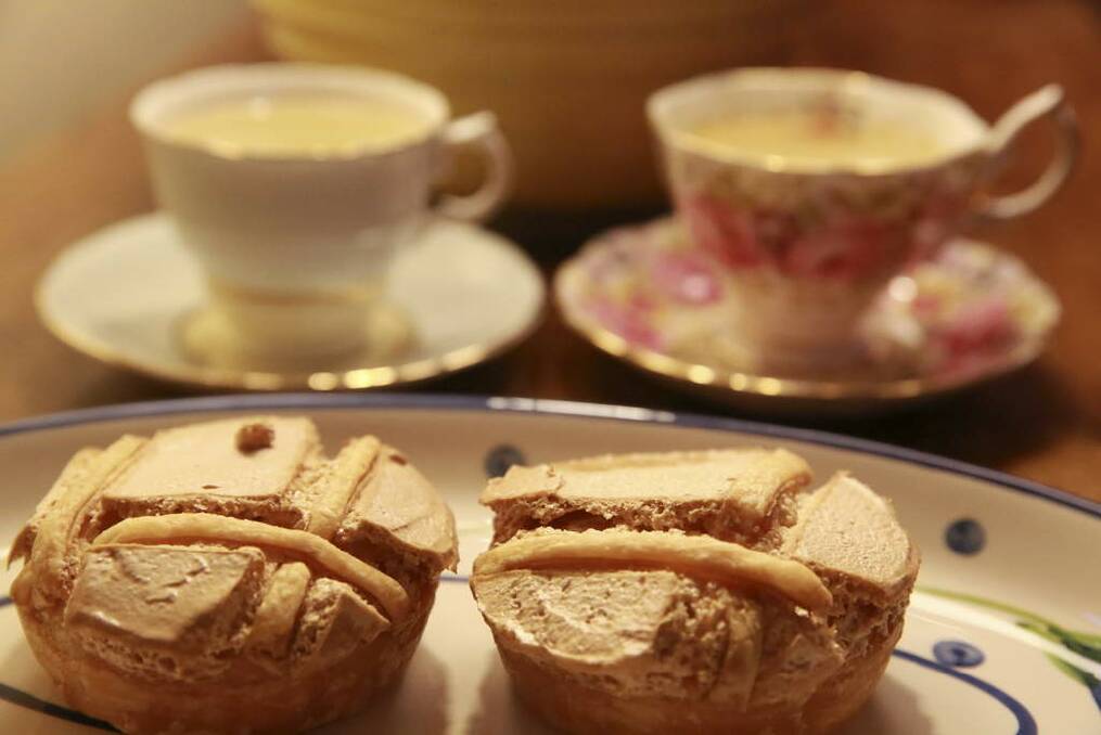 'Conversations' should be enjoyed with a good cup of tea, advises pastry chef Chris Edwards. Photo: Catherine Stevenson