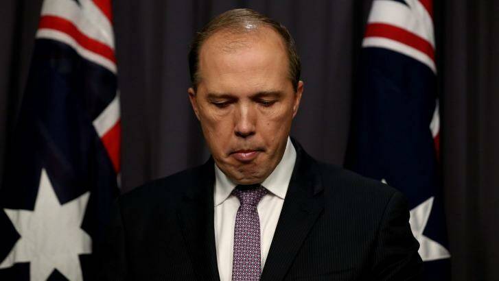 Immigration minister Peter Dutton routinely refuses to comment on refugees who volunteer to resettle in Cambodia. Photo: Alex Ellinghausen