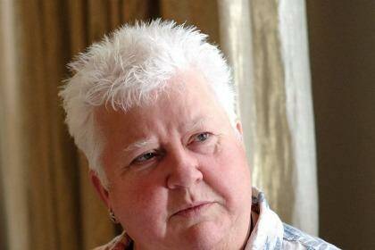 Scottish crime writer Val McDermid discusses her work at the Stokehouse in Melbourne. Photo: Vince Caligiuri/Getty Images