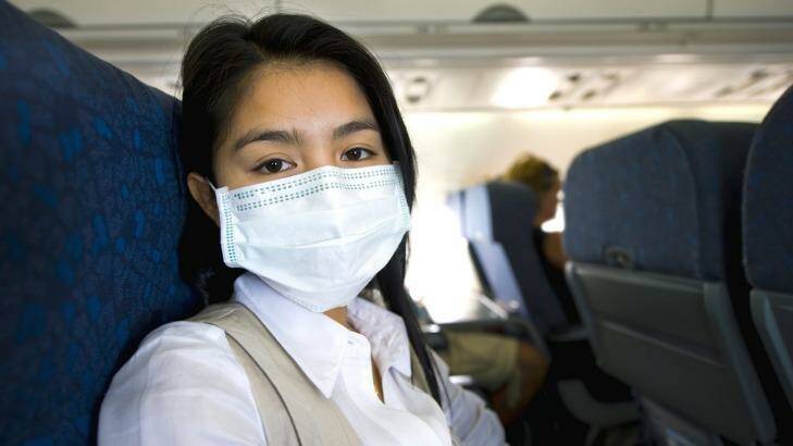 Plane toilets  and tray tables contain germs and bacteria that can make you sick. Photo: iStock
