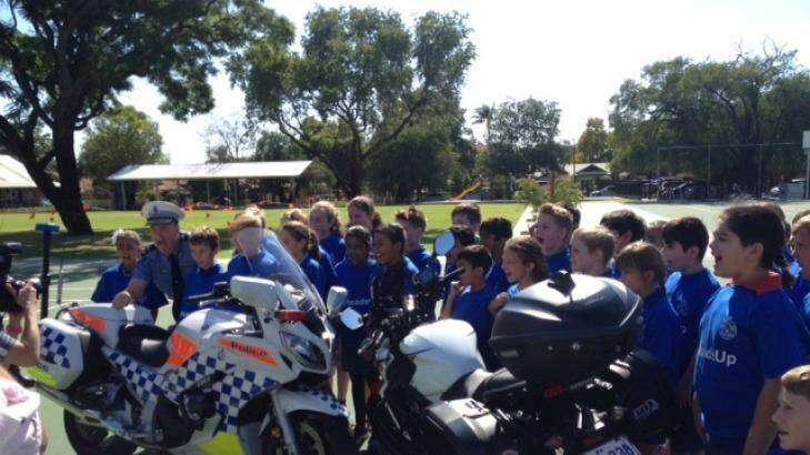 Police enlist WA children in a bid to prevent road deaths this Easter Photo: Ray Sparvell
