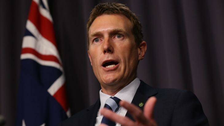 Social Services Minister Christian Porter. Photo: Andrew Meares