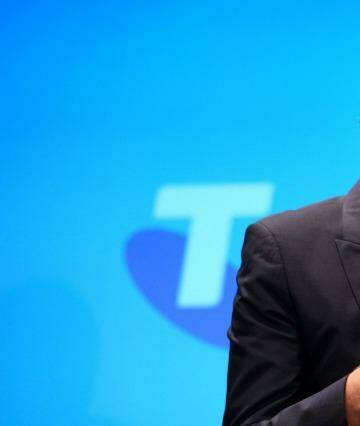 Under fire: Telstra chief executive David Thodey fronted shareholders on Tuesday. Photo: James Alcock