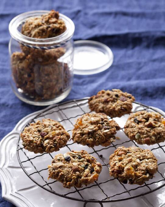 Jill Dupleix's crunchy granola biscuits <a href="http://www.goodfood.com.au/good-food/cook/recipe/crunchy-granola-biscuits-20120801-29tuo.html"><b>(recipe here).</b></a>