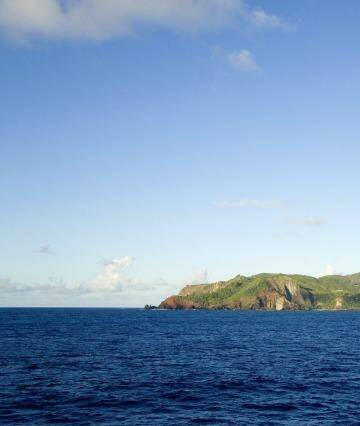 The remote Pitcairn Island  is home to 45 people who speak a language heard nowhere else in the world. Photo: Michael Dunning