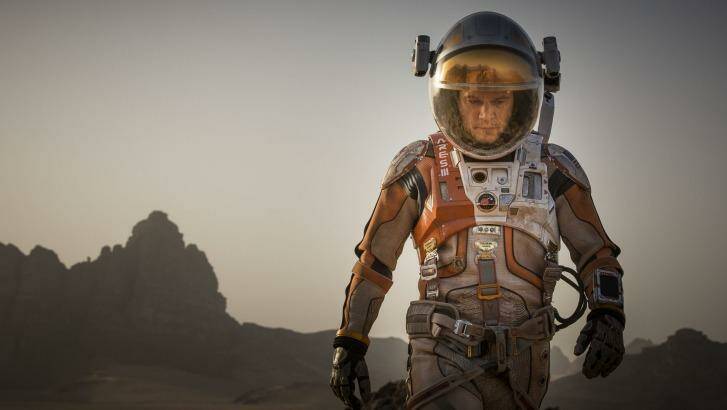 Surviving on the red planet won't be easy, as depicted in the film <i>The Martian</i>.