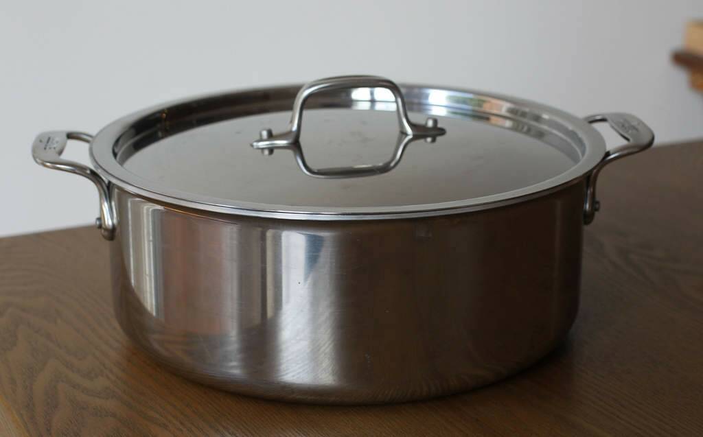 Toolkit: Savage's All-Clad braising pot. Photo: Sahlan Hayes/Getty Images