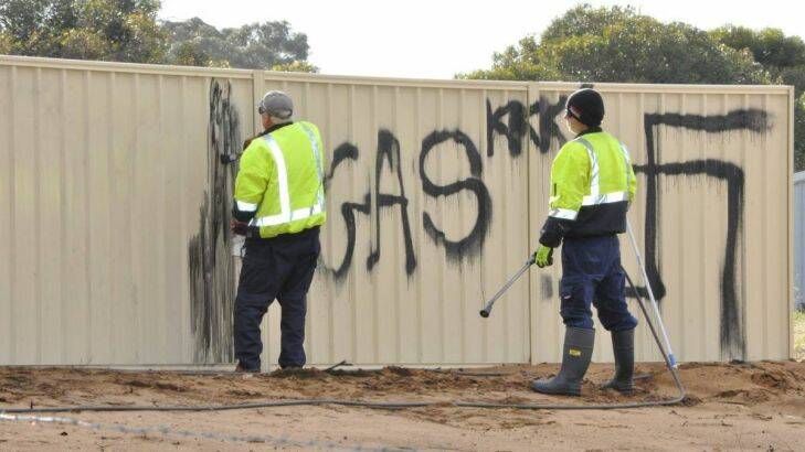 White supremacists target Mandurah with racist graffiti