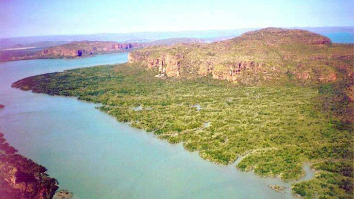 The forests and rocky crags of the Kimberley's Mitchell Plateau Photo: JIM SHRIMPTON