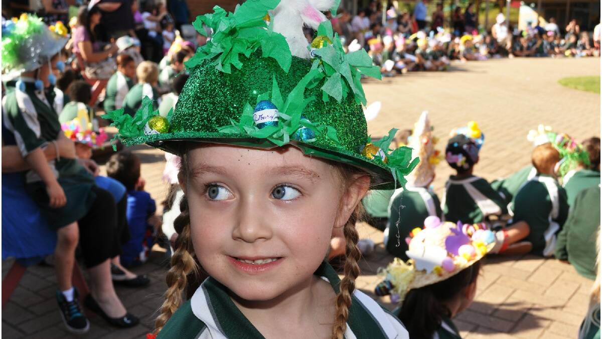 Greenfields Primary School students and staff donned their best Easter hats for their annual Easter Hat Parade. Photo: Kate Hedley/Mandurah Mail.