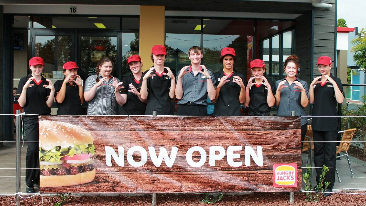 Hungry Jacks opened its doors in Busselton on Wednesday. Photo: Busselton-Dunsborough Mail.