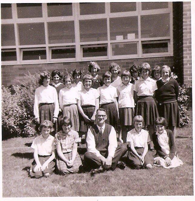 Barbara Santek (nee Hearn), second from right in the front row, during her time at Margaret River Primary School. 