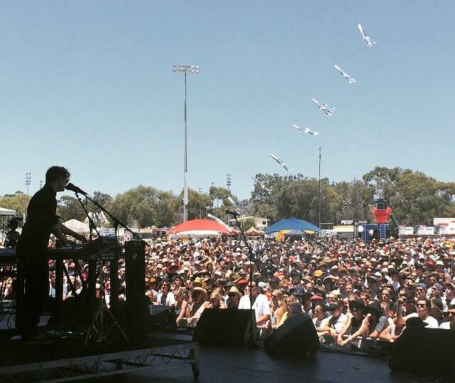 Kite String Tangle performing at Southbound 2015. Photo: @southboundfestival/Instagram