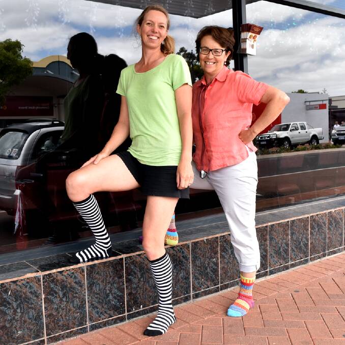 Busselton GPs Ingrid Hanemaaijer and Gemma Hounslow have started a Relay For Life team Docs in Socks. 