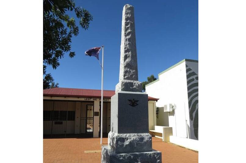 The new Northam war memorial. Photo: Timothy Williams. 