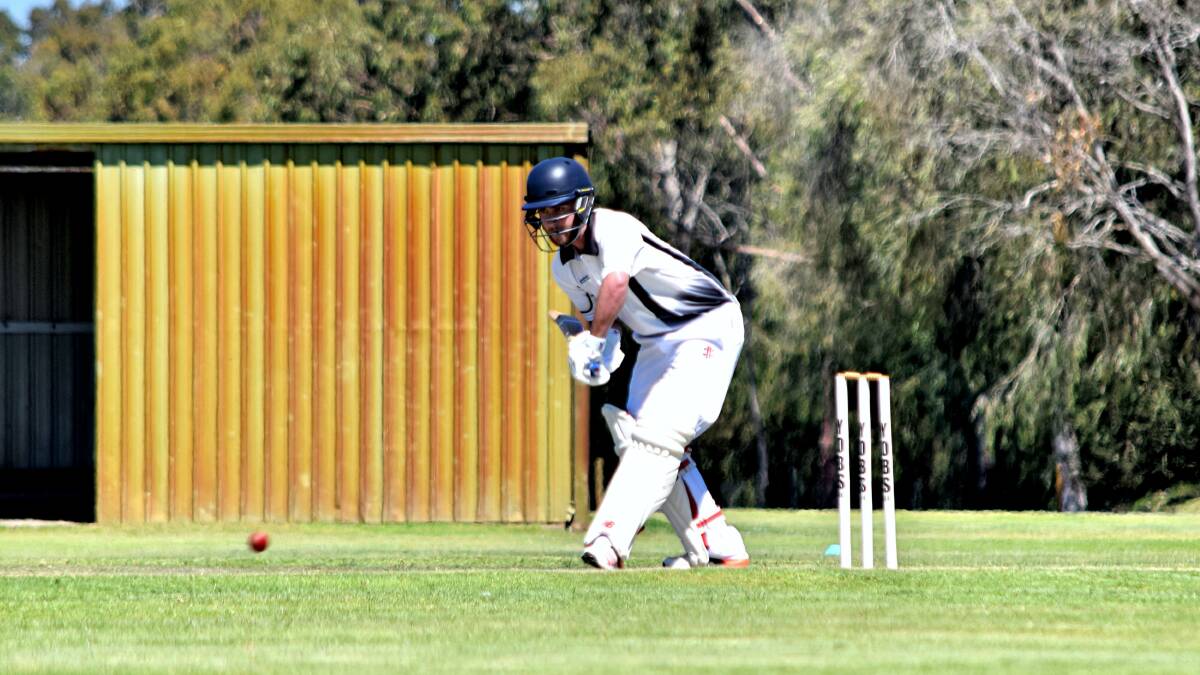 A classy knock of 73 from Callum Steel helped lift Yobs to victory against Cowaramup on Saturday. The following day the Yobs side tied with Margaret River. Photo: Andrew Elstermann. 
