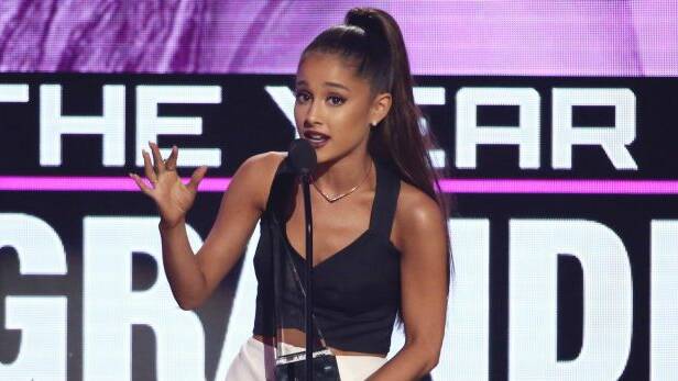 Ariana Grande was one of the many celebrities who took to social media after learning of the Las Vegas attack. Photo: AP
