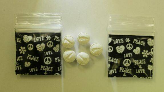91 pills were seized in the Leavers week raid.