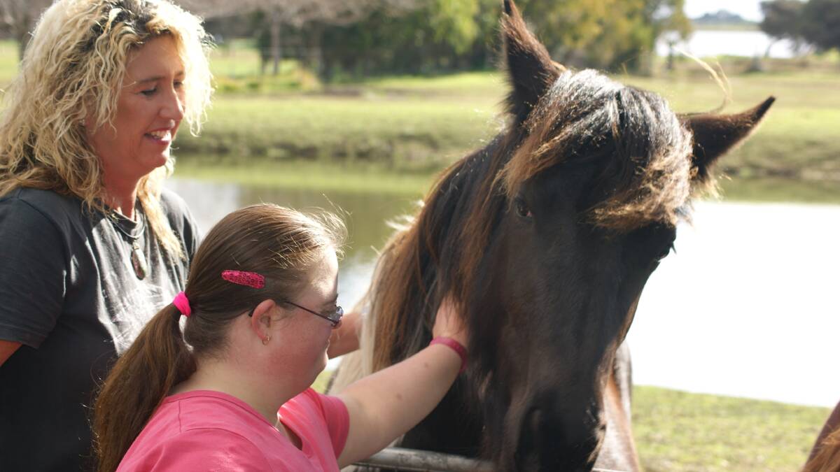 Claire has found a way to make a living while sharing her passion for horses.