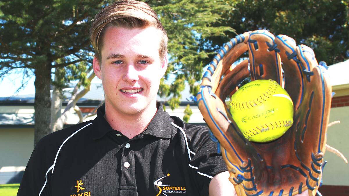 Matt Beckett is excited to visit America as part of the Australian softball development team.