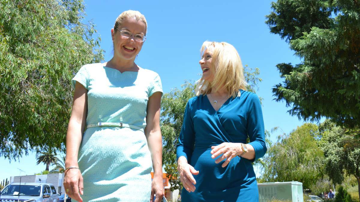 This photo, which features Vasse MP Libby Mettam and Federal member for Nola Marino was just one of the pictures featured in the election video by Anne Ryan which suggests she has the backing of the Liberal Party.