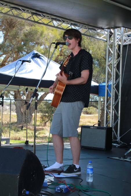 Singer Brayden Sibbald was just one of the entertainers across the weekend.