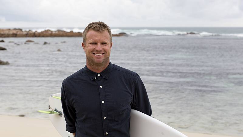 Internationally renowned surfer Taj Burrow is an ambassador for the 2015 Chevron City to Surf for Activ.