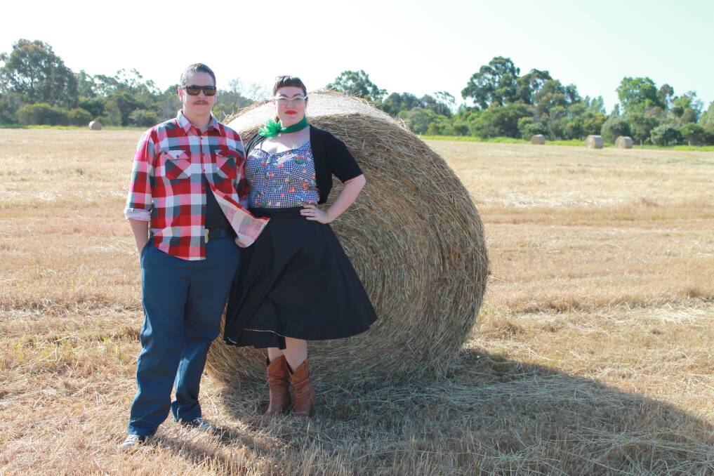 Almost time: Jake and Sarah Taylor are excited for The Sou’ West Vintage Fest 2014 next weekend. 