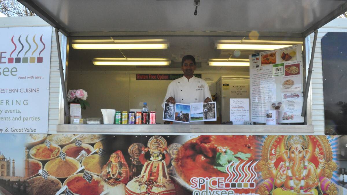 Achievement: Spice Odysee's Sathish Kumar's curry van has been featured in national magazines. 