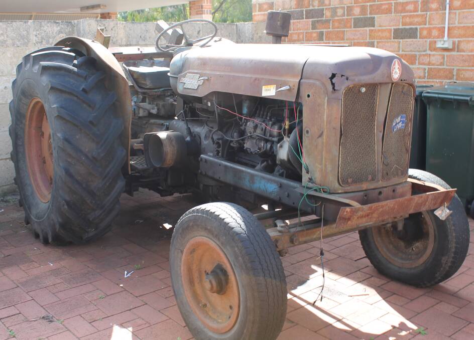 Claimed: The stolen tractor that has been sitting at the Busselton Police Station for months and was set to be auctioned off has been claimed by its rightful owner.