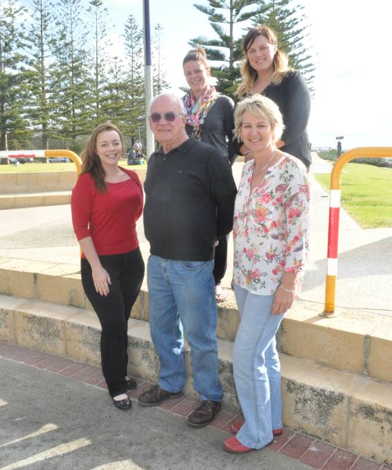 Committee members: Leia Hunt, Mike Berson, Caroline Rainsford, Jayne Schuts and Samantha Dixon are eager to make next years Festival the best yet. 