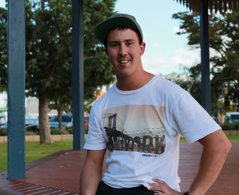Finalist: Busselton's Rhett Tihanyi will represent Busselton in a national beatboxing competition later this year. 