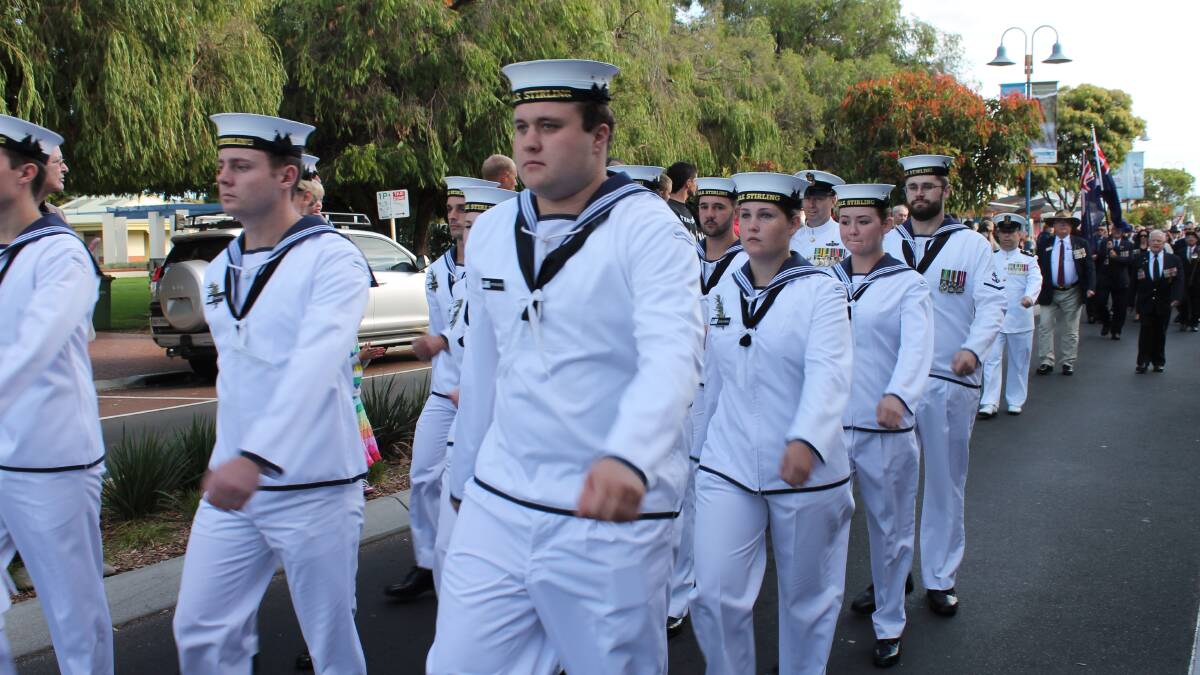 Hundreds filled the streets of the Busselton CBD on Friday morning for the Anzac Day march from the foreshore to Memorial Park. 