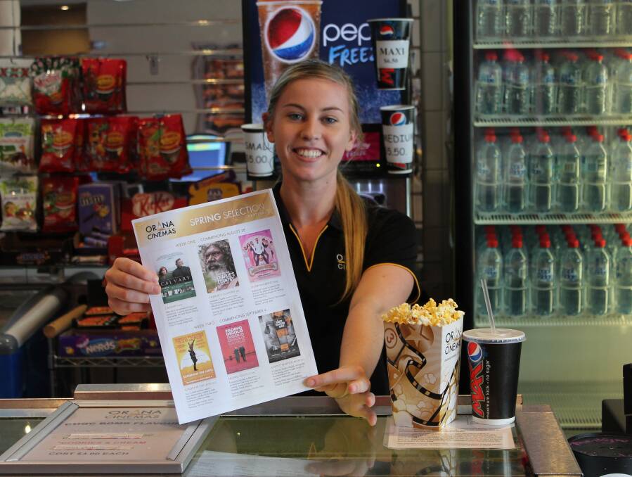 Movie time: Grace Thompson from Busselton’s Orana Cinema is excited about its Spring Selection Festival which starts on Thursday August 28. 