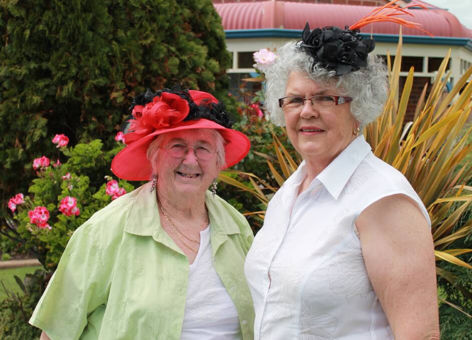 Prepared: Sally Poore and Rosemary Lowe are excited for the new millinery section at this year’s Busselton Agricultural Show. 