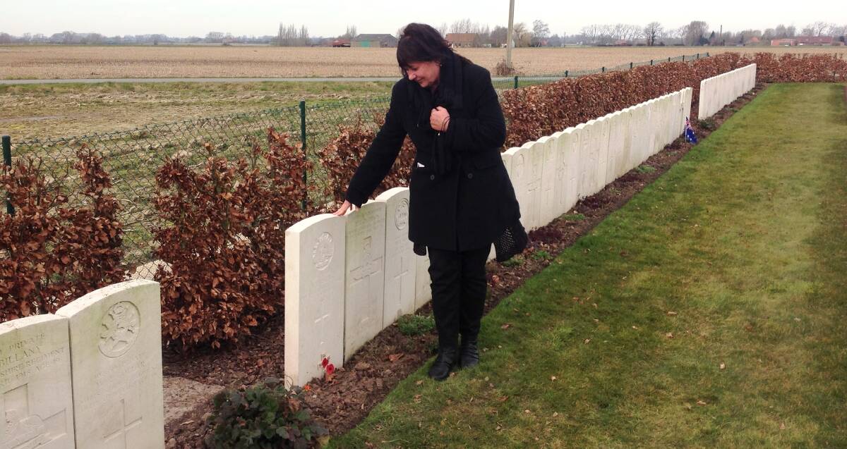 Jolly Read recently went to France and Belgium to visit her Pop's brother's grave from the First World War. Archibald Buller and his three cousins, all from the same family, died in the war.