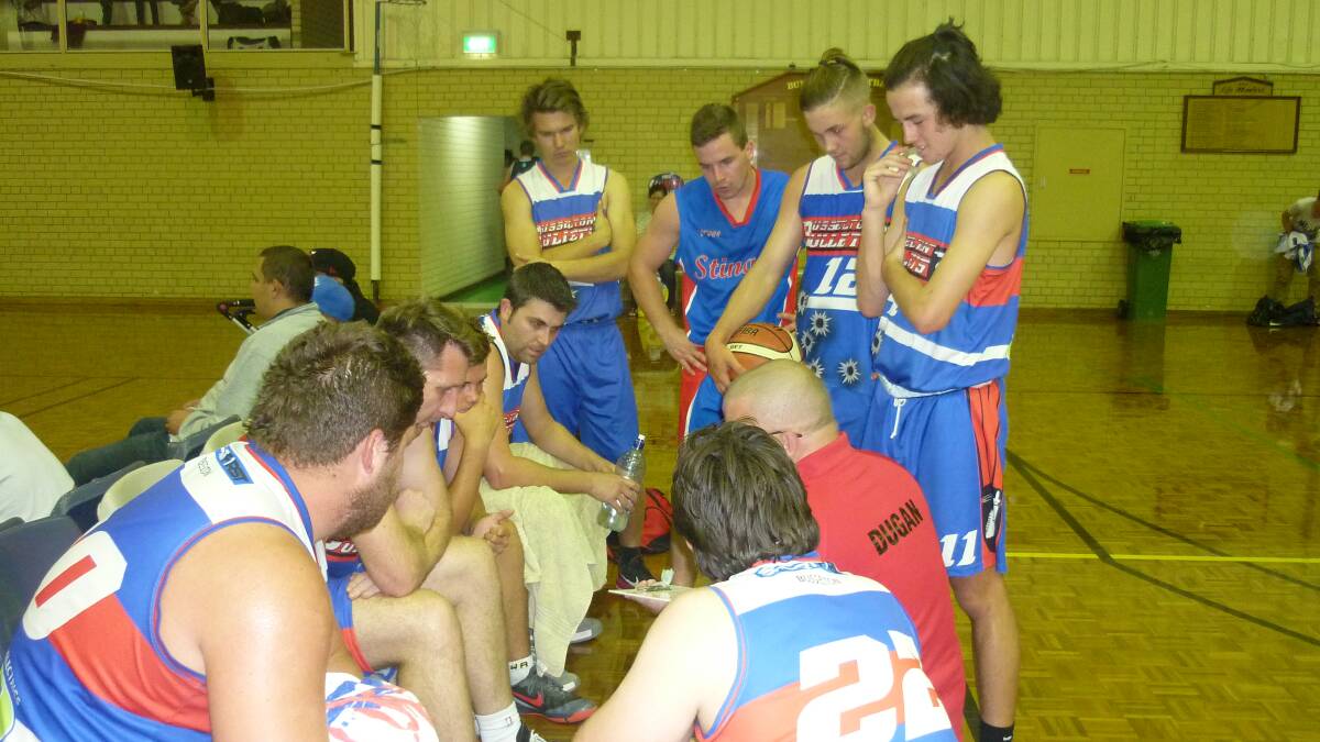 Season underway: The Busselton Bullets ready for action at the South West Sports Centre.